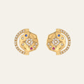 My Sun, Moon & Stars Studs Gold